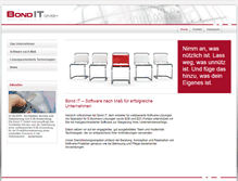 Tablet Screenshot of bond-it.de